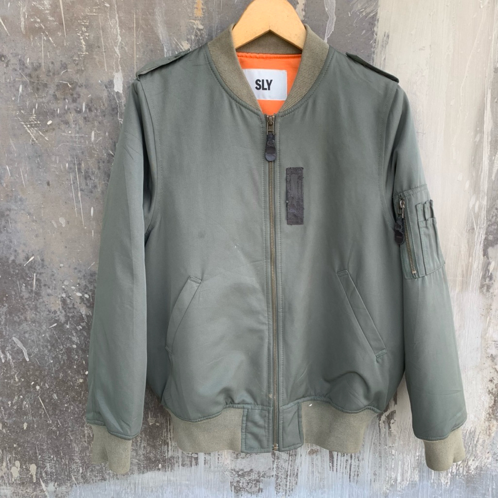 bomber jaket green military