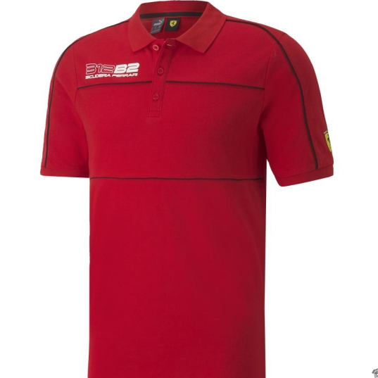 KAOS POLO PRIA PUMA Ferrari Race Polo Rosso Corsa 535835 02