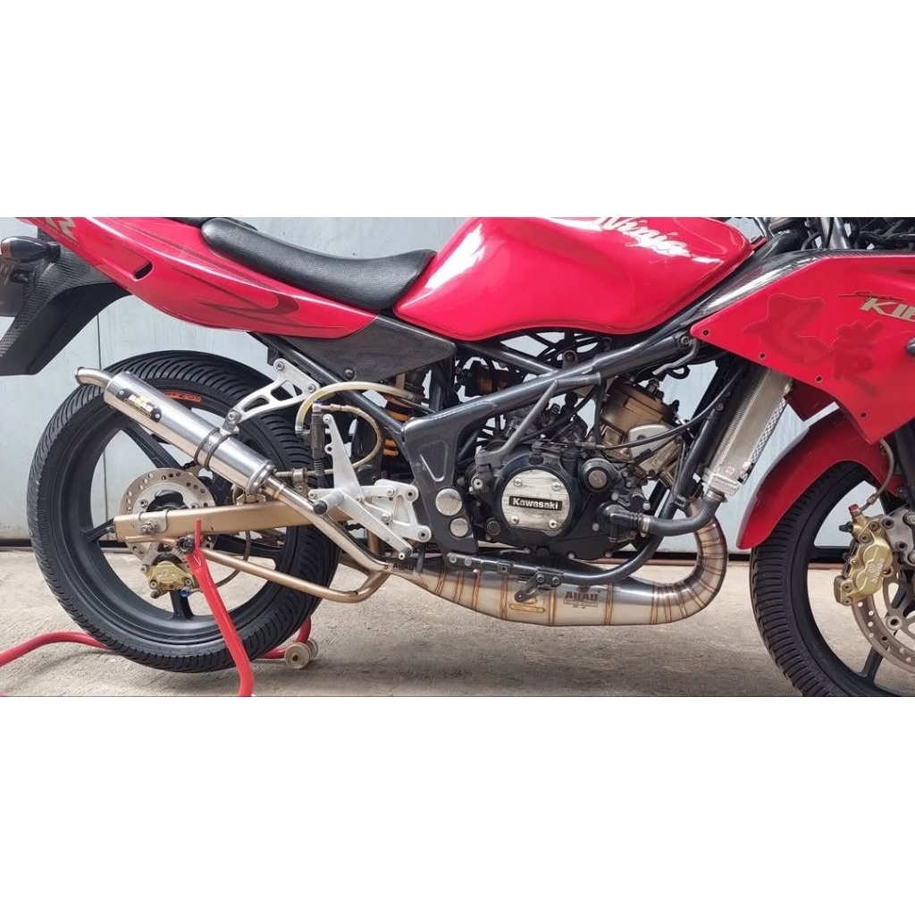 Knalpot Racing Ahau One Ninja R/RR C Cobra 41/40 Stainless