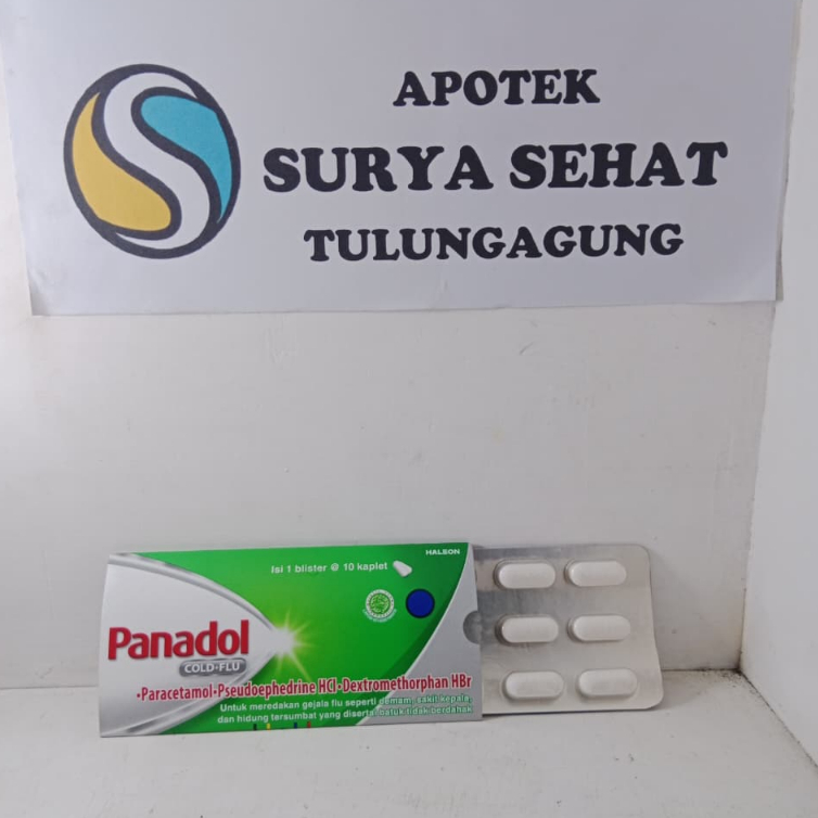 PANADOL HIJAU BATUK DAN FLU ISI 10 TABLET