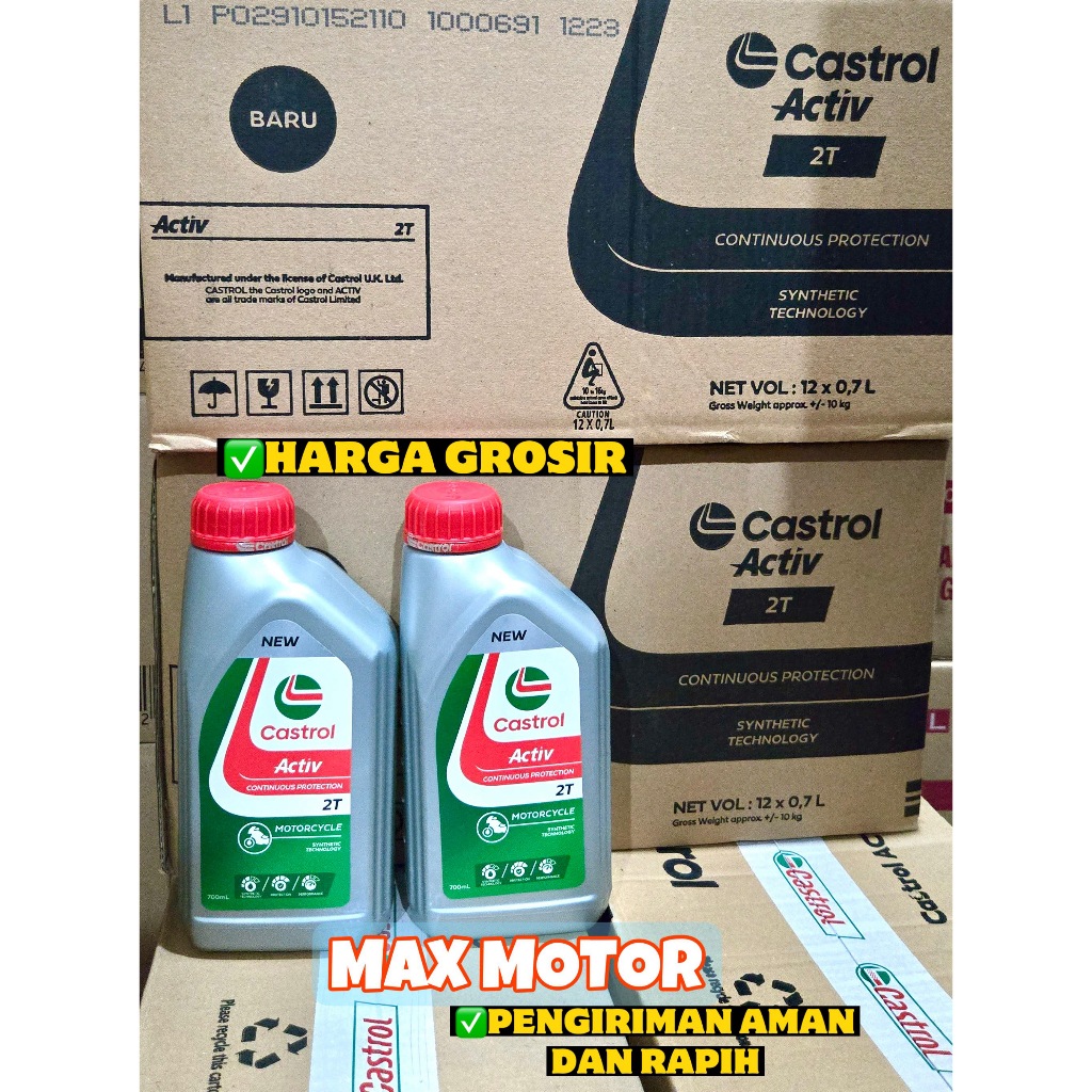 OLI CASTROL 2T 700ML 1DUS = 12 BOTOL