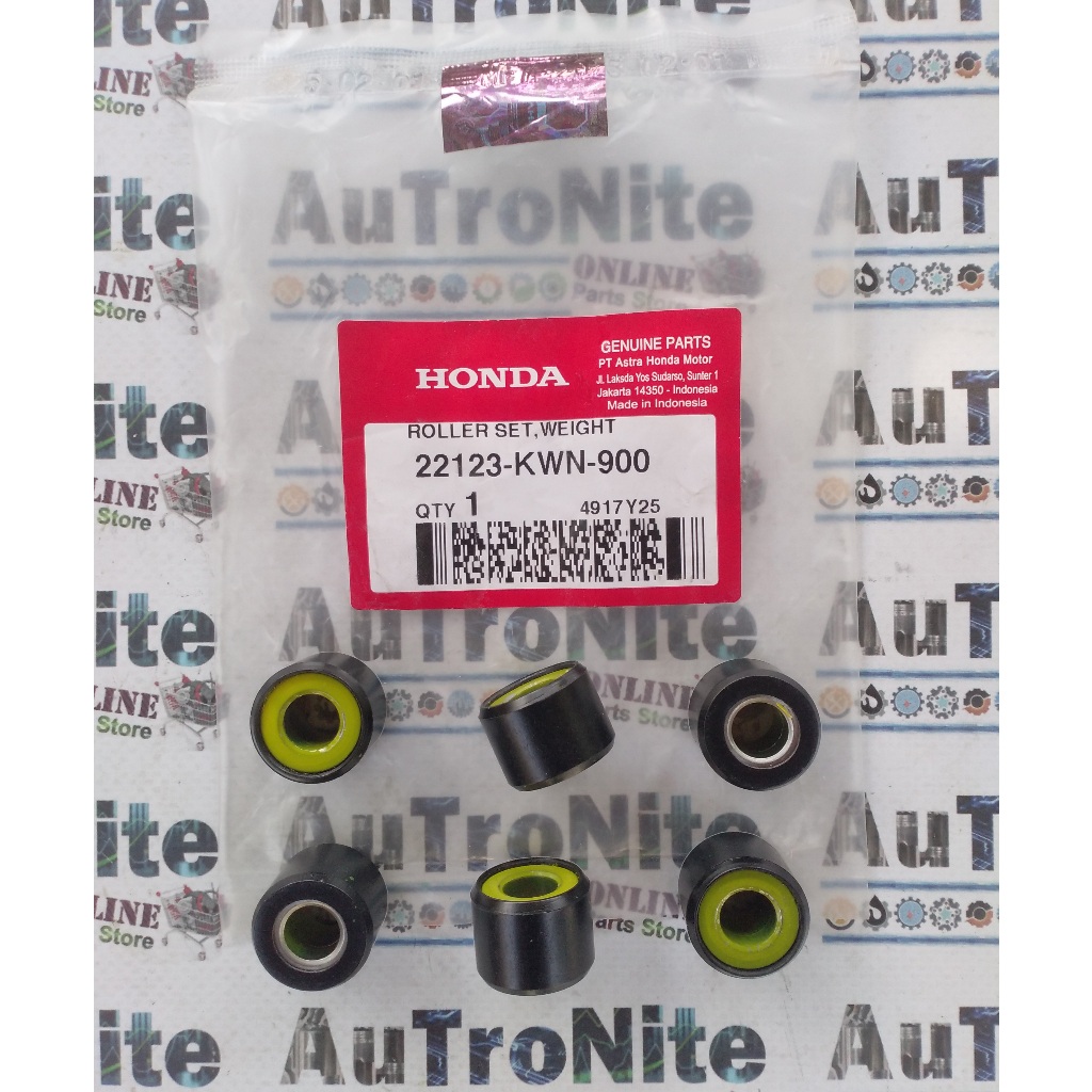 Roller Weight 18 GRam Set 22123-KWN-900 Original Honda Vario PCX 125 150 CBU FI ESP 22123KWN900