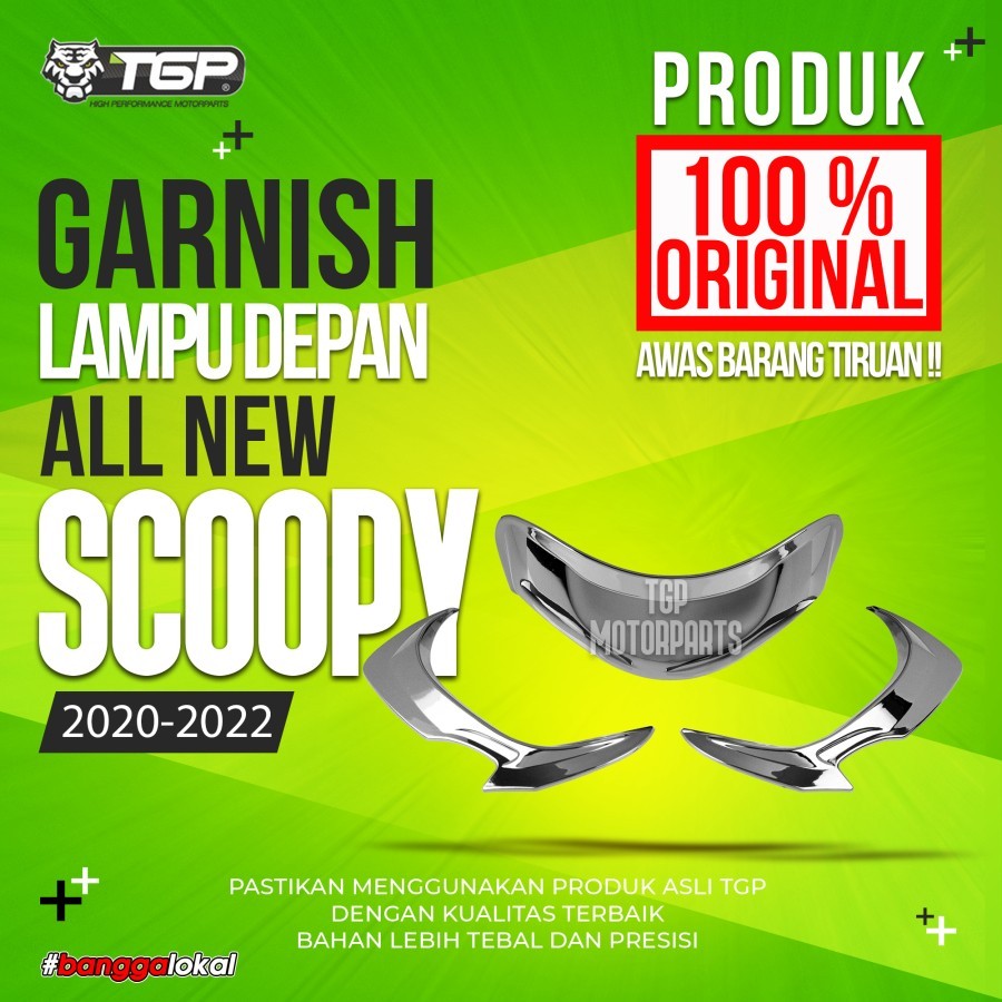 Aksesoris Garnish Honda All New Scoopy (2020 - 2021)
