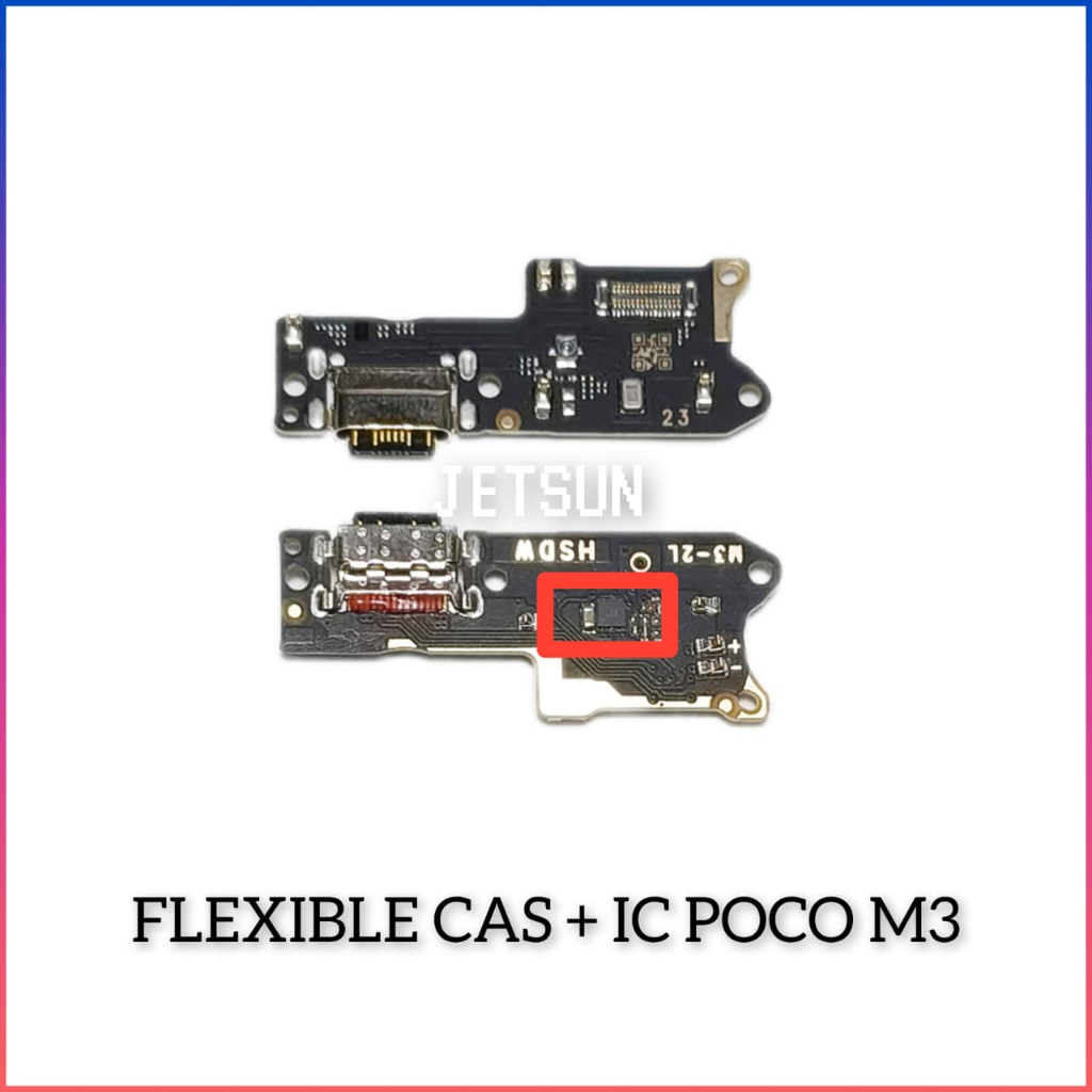 FLEXIBLE KONEKTOR CHARGER- KONCAS + IC POCO M3