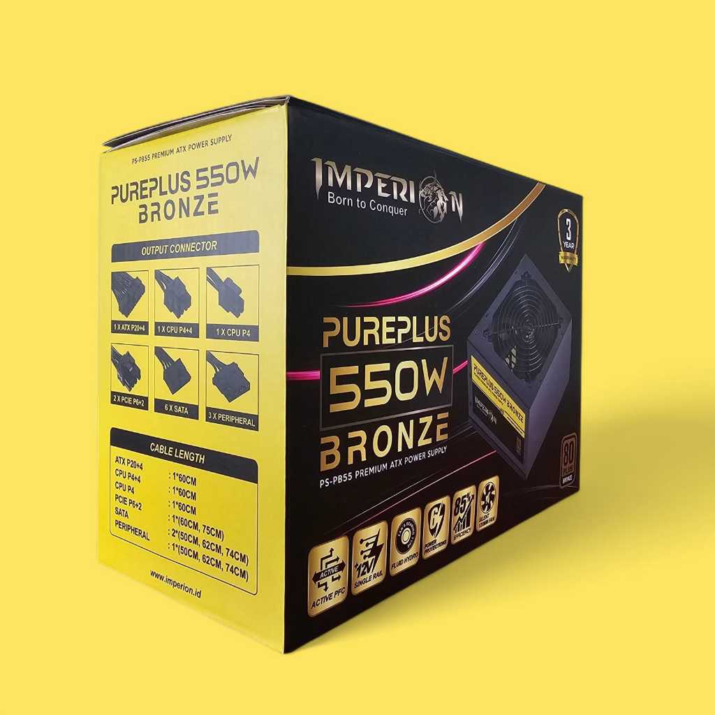 Imperion Power Supply / PSU 80+ Bronze 550W