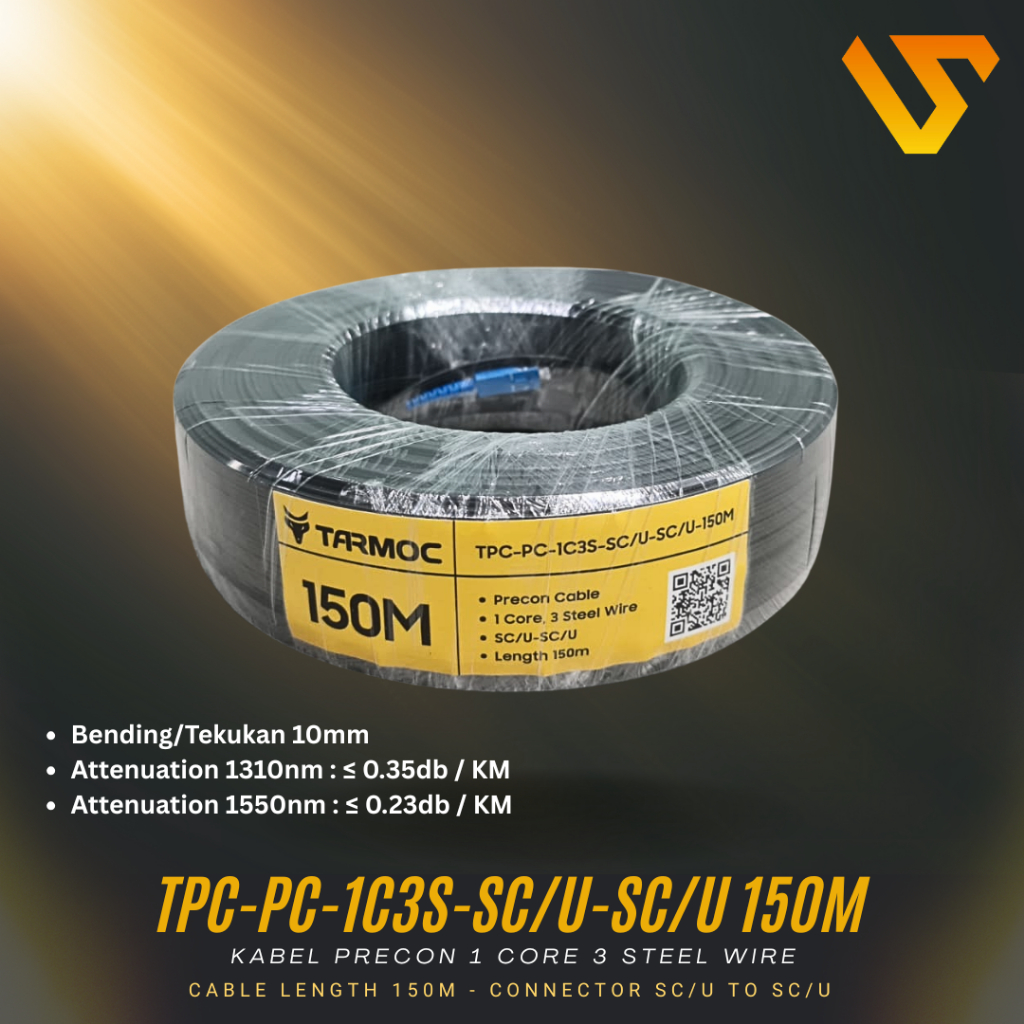 Kabel FO Preconnectorized 150 Meter/Precon FO 150 Mtr Dropcore