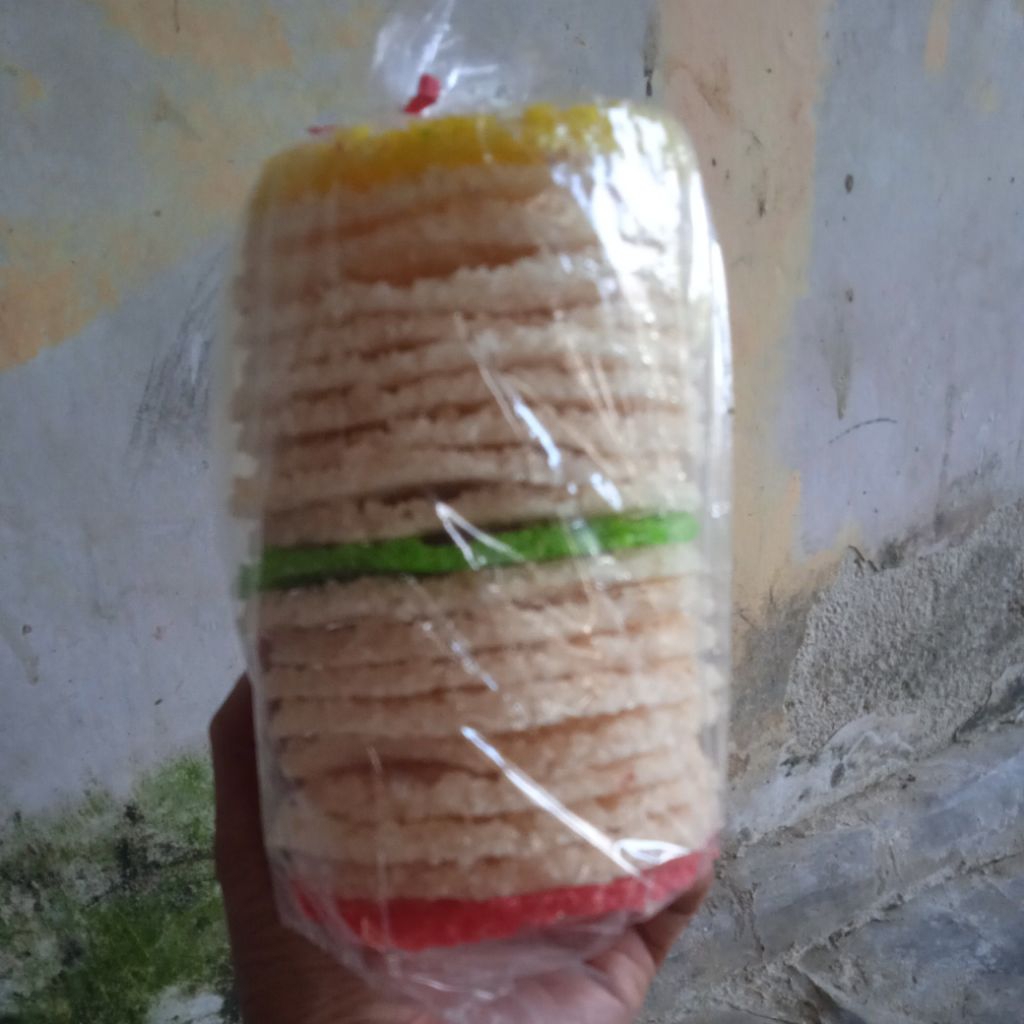 krupuk Eyek eyek rengginang singkong kemasan siap goreng
