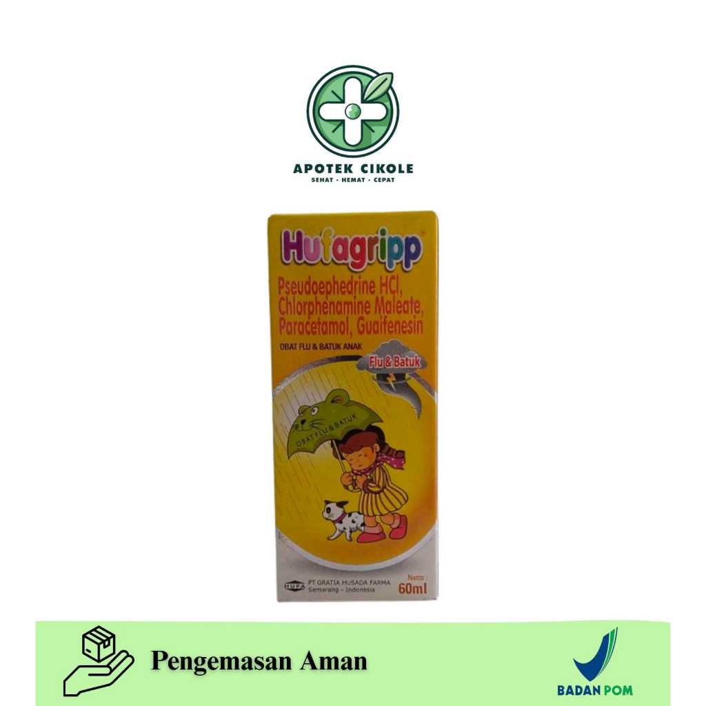 Hufagrip Flu & Batuk Anak – Sirup Obat Flu & Batuk 60ml