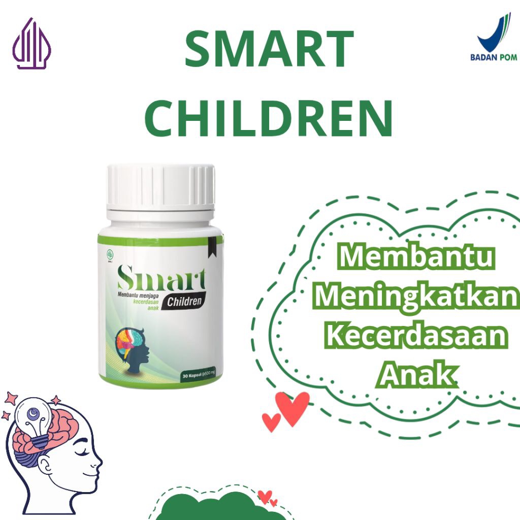 Smart Childern Membantu Meningkatkan Kecerdasaan Anak Berstandar BPOM Bersertifikat Halal Nasional