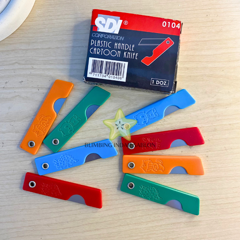 Pisau Lipat Premium Merk SDI Mini Slicer Knife Saku Blade Pengupas Tahan Tajam Multifungsi Tipis Ker