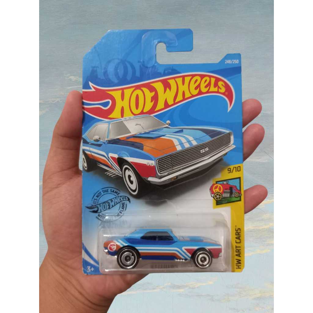 DIECAST MOBIL MAINAN HOT WHEELS 67 CAMARO TREASURE HUNT