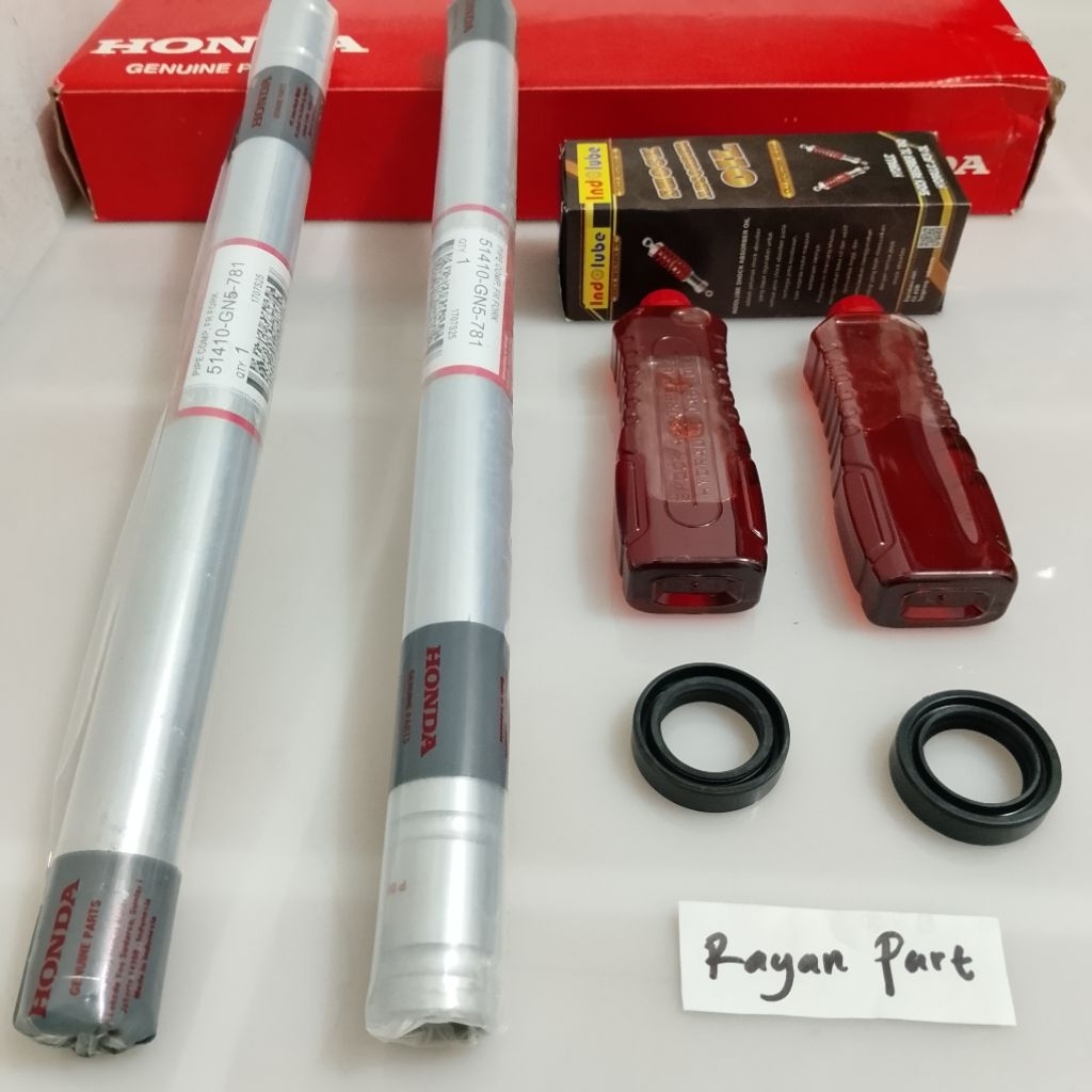 as shock depan+sil+oli GN5 Honda Grand Astrea Legenda