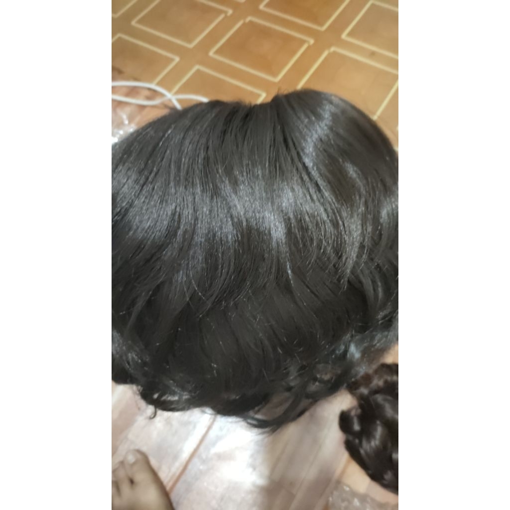 penambah volume rambut/Tambahan Sasak rambut/Tempelan botak.