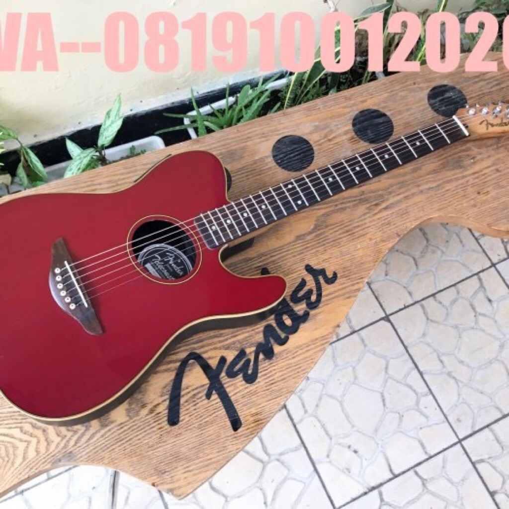gitar fender telecoustic original akustik electric