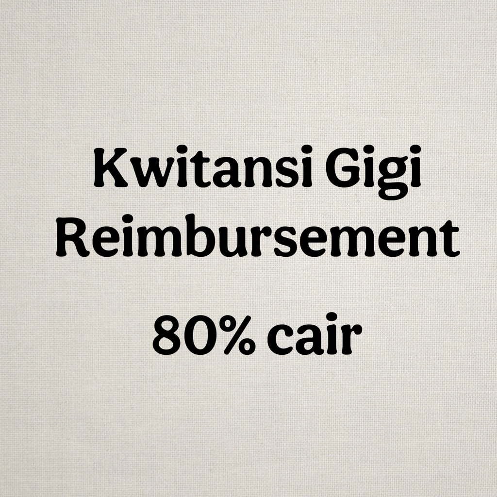 kwitansi Gigi 80 % cair