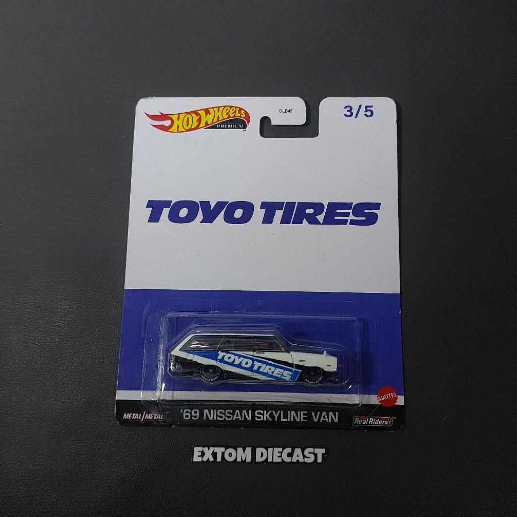 Hotwheels Nissan Skyline Van Toyo Tires