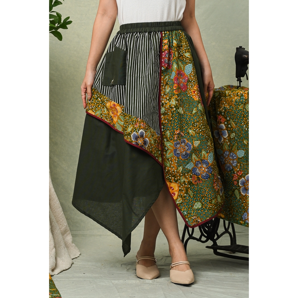 NONA RARA - Vini Encim P0564, Rok batik wanita modern