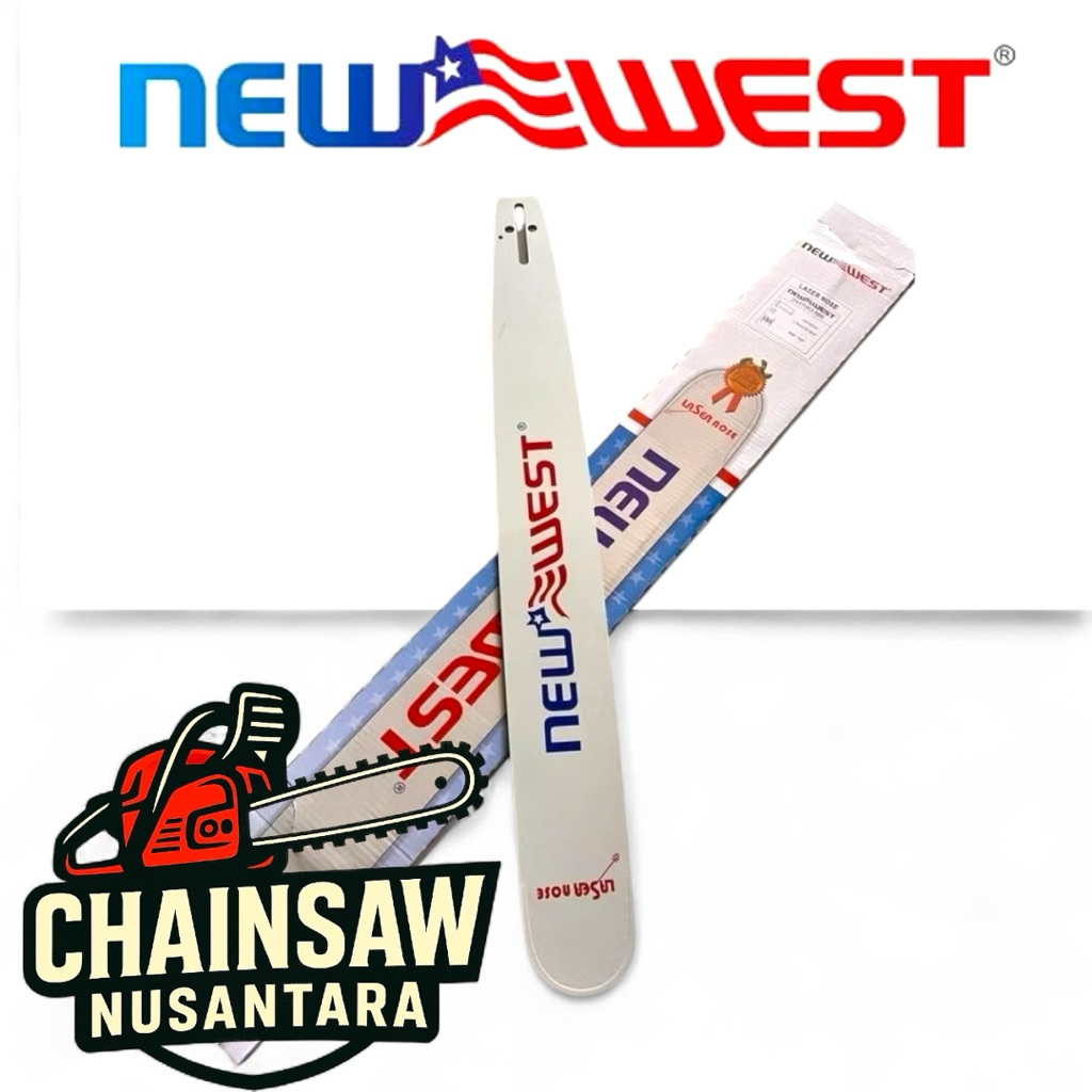 “TERMURAH” Guide Bar Chainsaw NEW WEST 24 Inch / Bar Laser Chainsaw NEW WEST 24 Inc