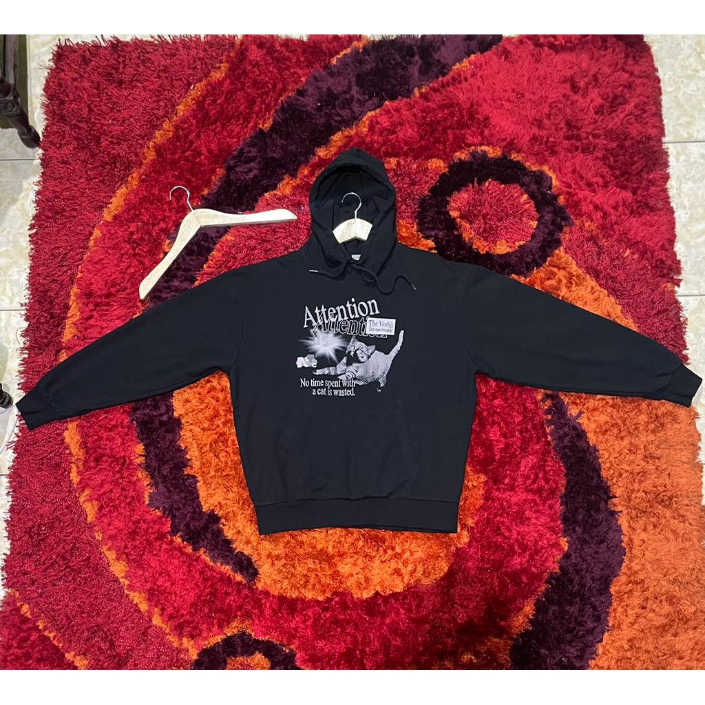 HOODIE fleece Benhit Attention Cat.