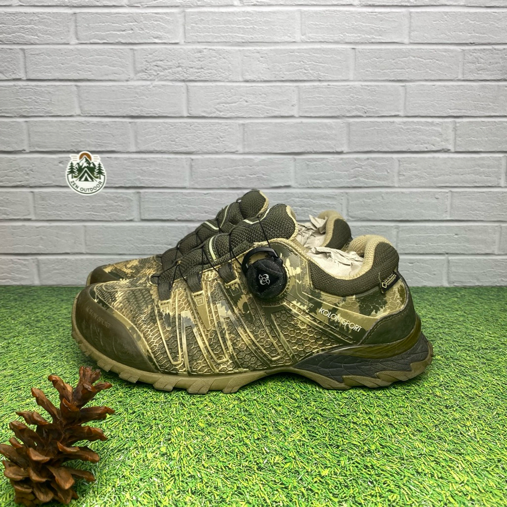sepatu outdoor hiking gunung Kolon Sport BOA Goretex 40,5