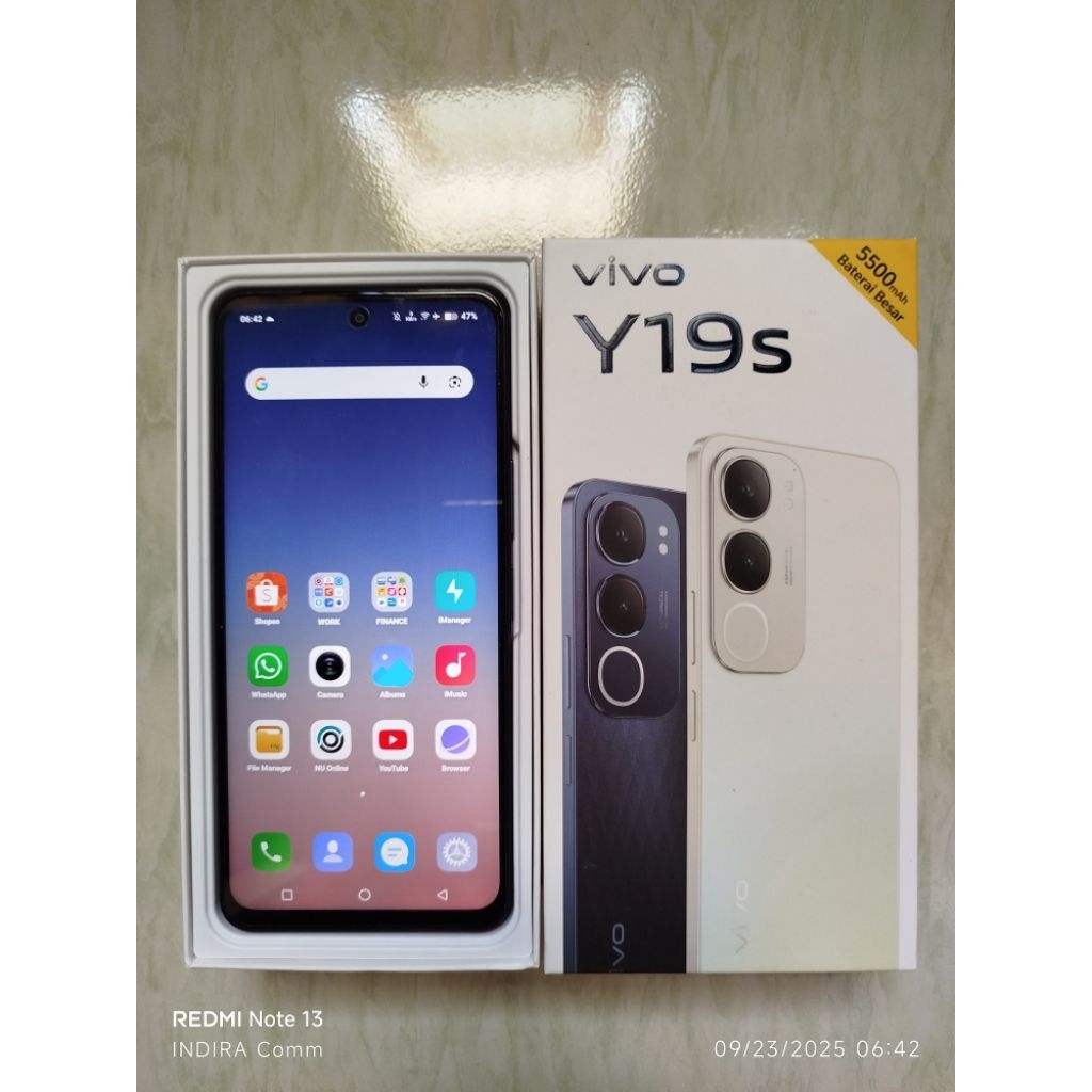 VIVO Y19S  RAM 4+4GB ROM 64GB FULLSET MULUS NO MINUS MSH GARANSI