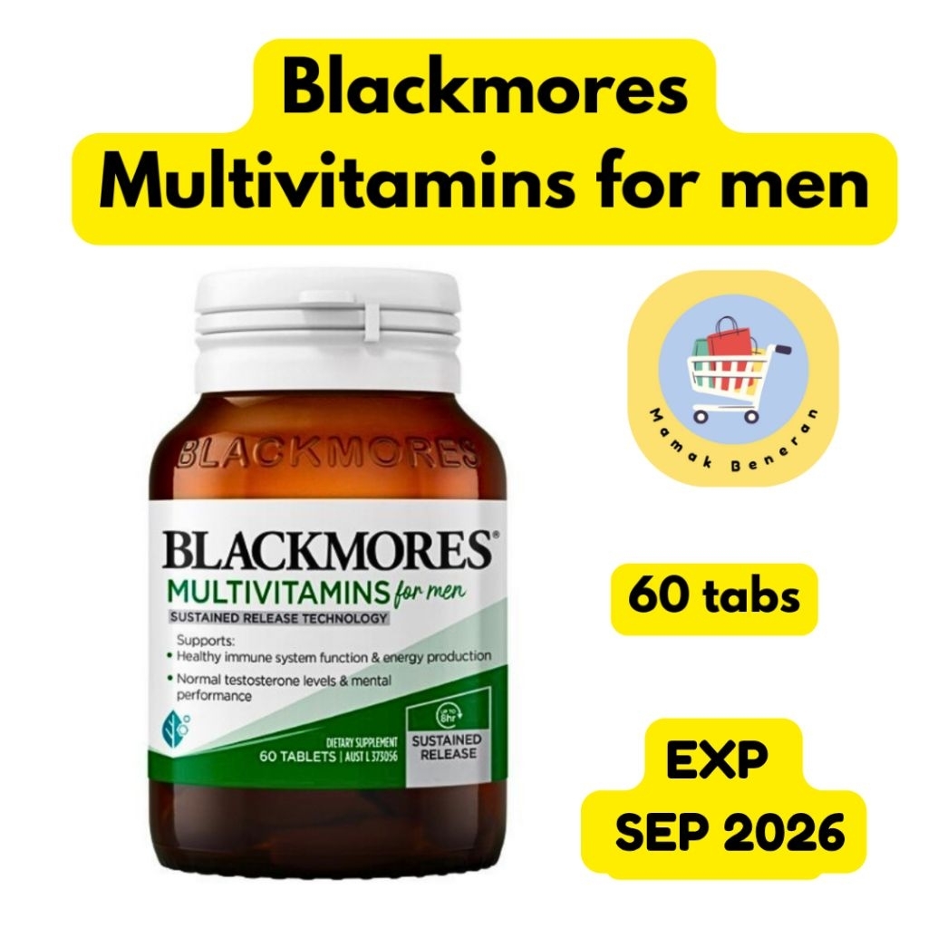 Blackmores Multivitamins for Men Vitamin Pria isi 60 tab