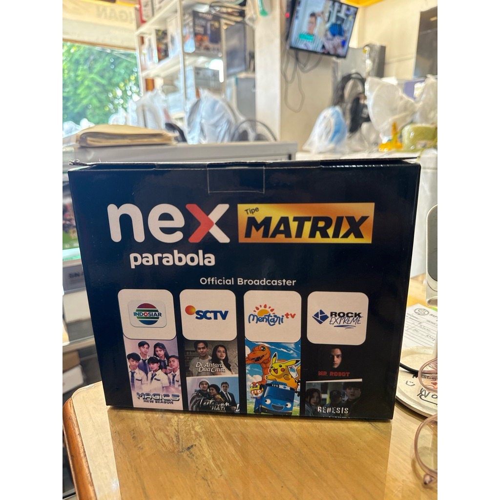 receiver Nex parabola matrix hitam