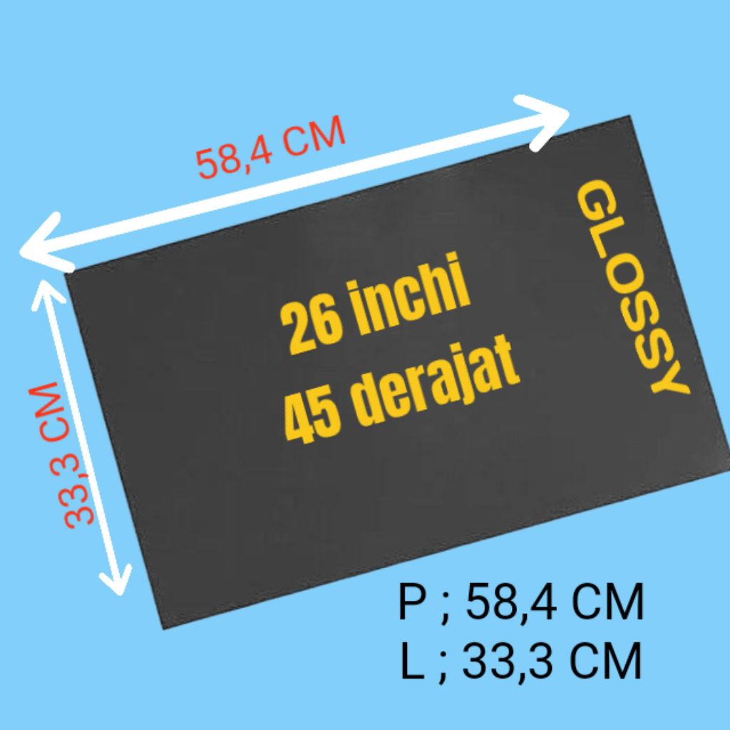 POLARIZER 26 inchi 45 derajat