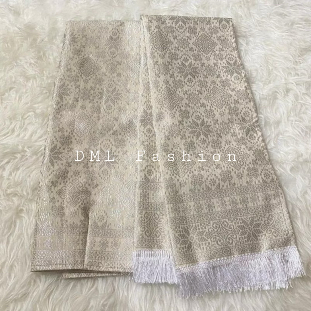 Songket Selendang 1 Set - Rok Songket Dan Selendang - Selendang Songket Palembang