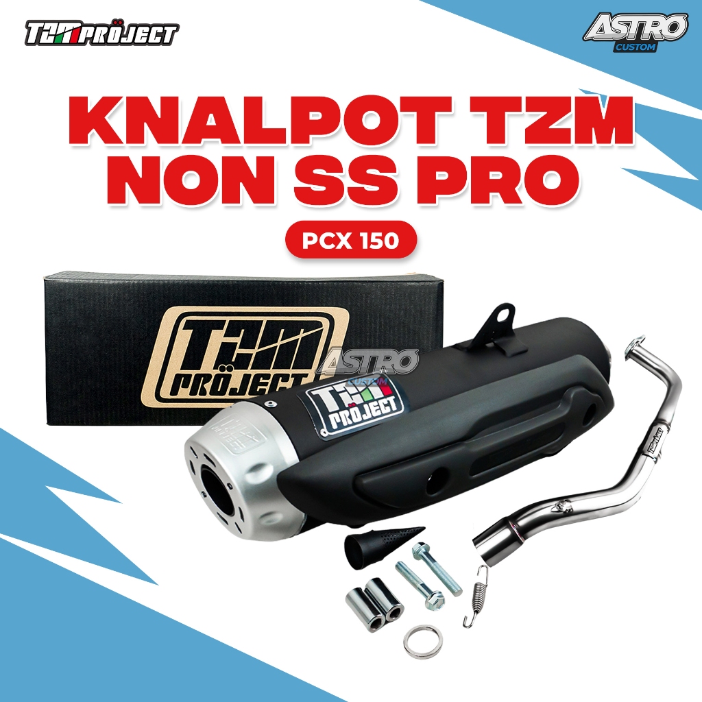 Knalpot Racing TZM PCX 160 150 Vario 125 150 BeaT Fi ESP Scoopy Fi NMAX AEROX LEXI Genio Non SS PRO