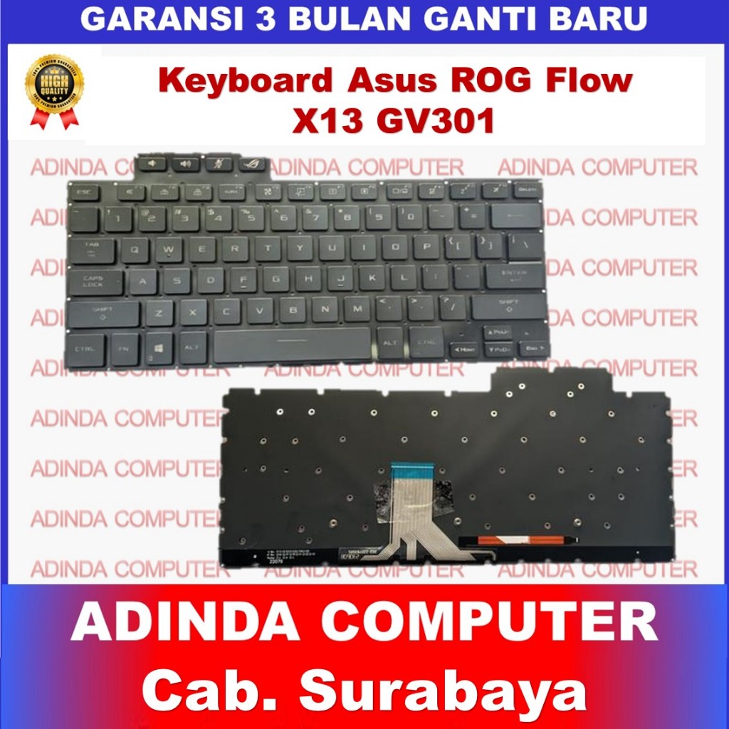 Keyboard Asus ROG Flow X13 GV301 GV301QC GV301QH GV301QE Backlight