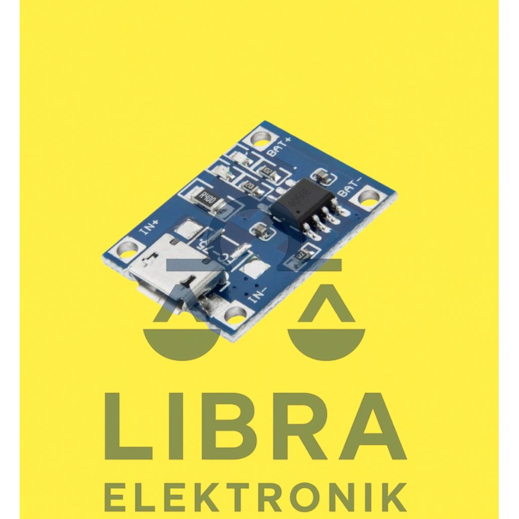 MODUL TP4056 Micro USB charger 18650 Baterai Lithium 5v 1A