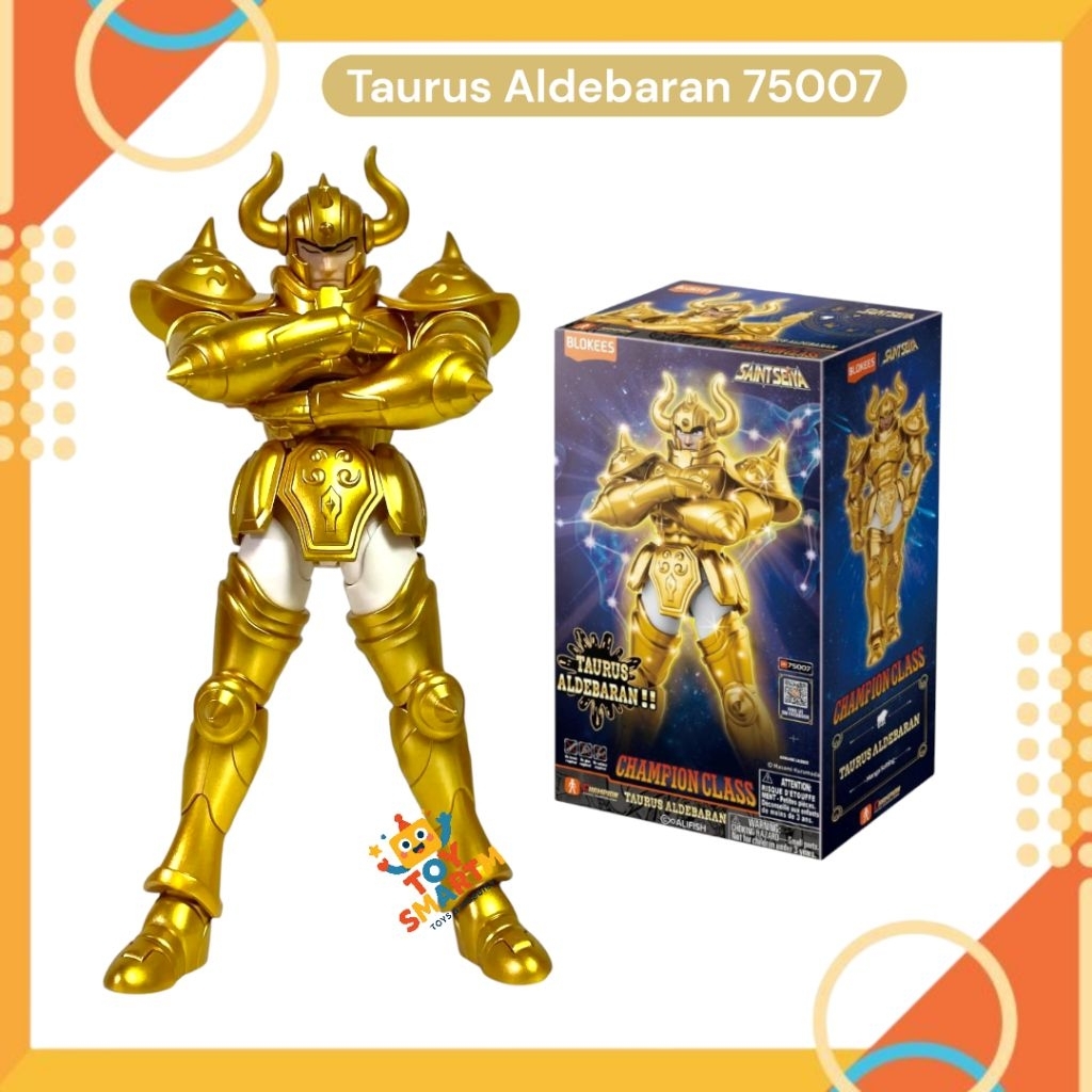 Blokees Champion Class Taurus Aldebaran Saint Seiya Blokees Saint Seiya