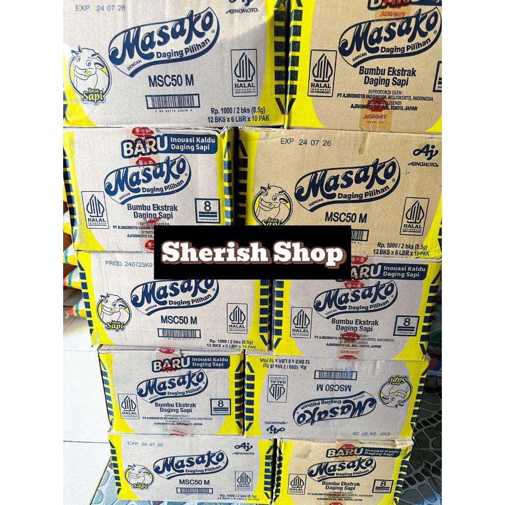 Masako Rasa Sapi 1 Dus Daging Pilihan Expired Panjang