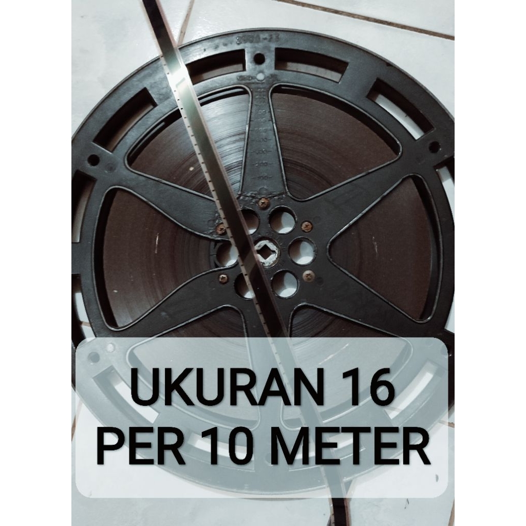 pita film ukuran 16mm 10meter untuk layangan koang calungan