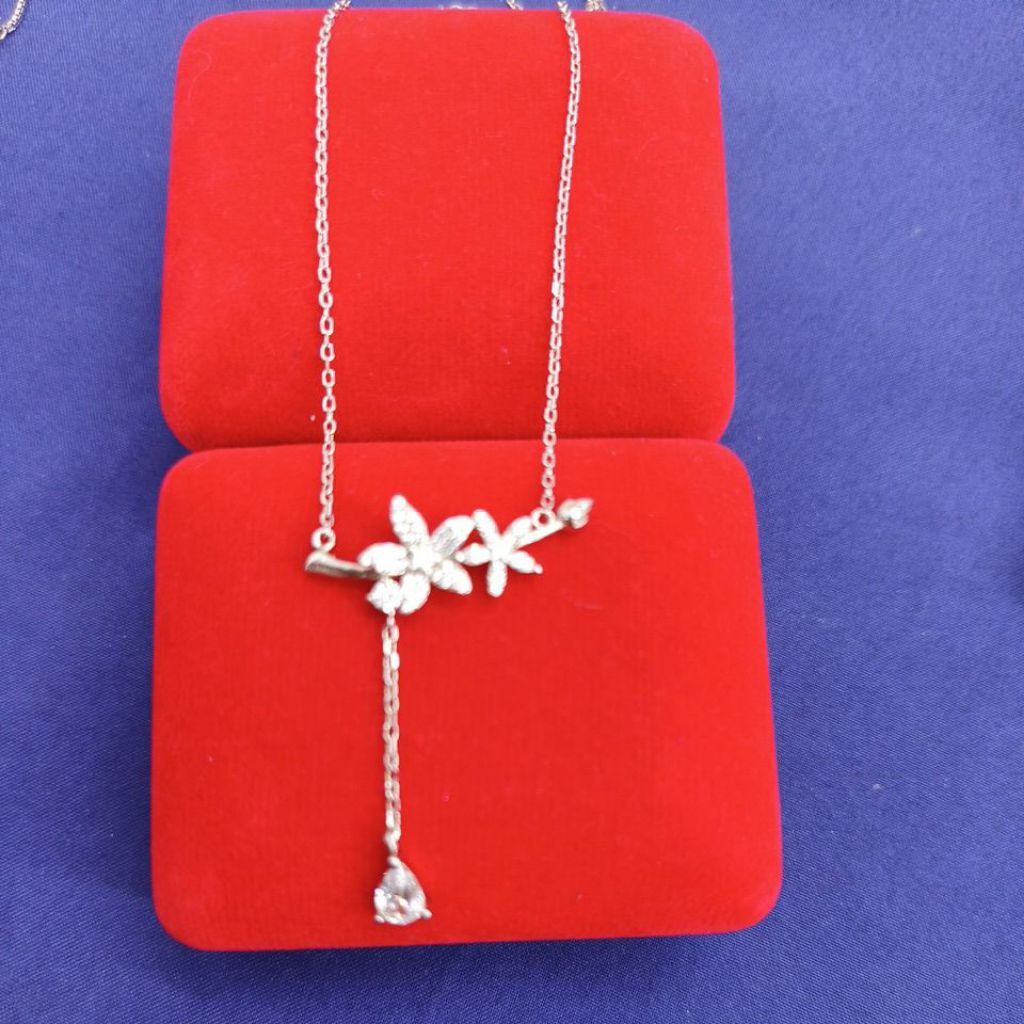 kalung koye bunga/perak925