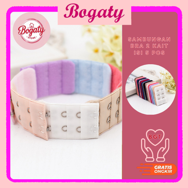 BG PWNGAIT BRA EKSTENSI 2 KAIT ISI 5 / SAMBUNGAN BRA KAIT / EXTENSION BRA