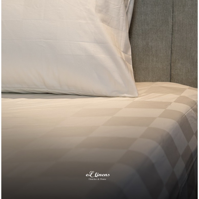 Fitted Sheet TC 300 - Sprei Karet 100% Cotton