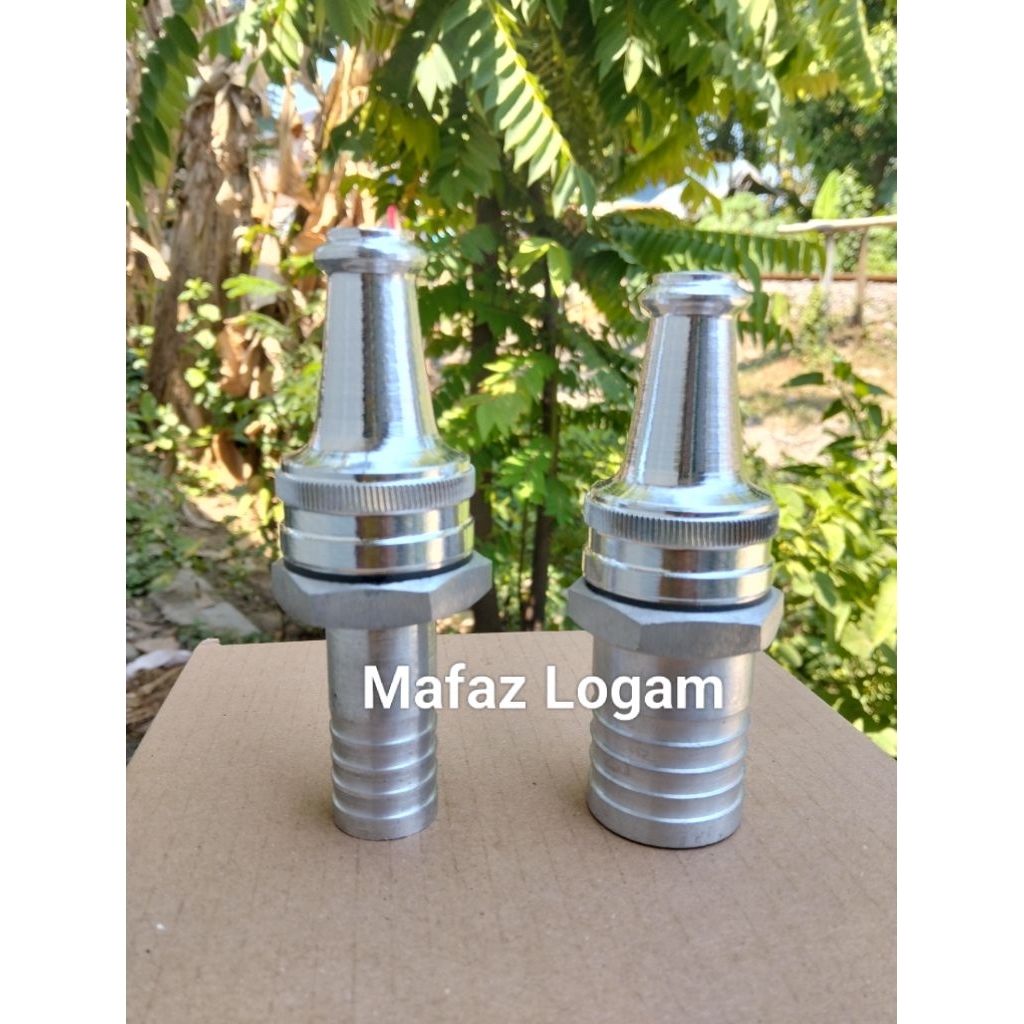 Ujung Nozzle + Connector Selang 1" & 1,5" inchi