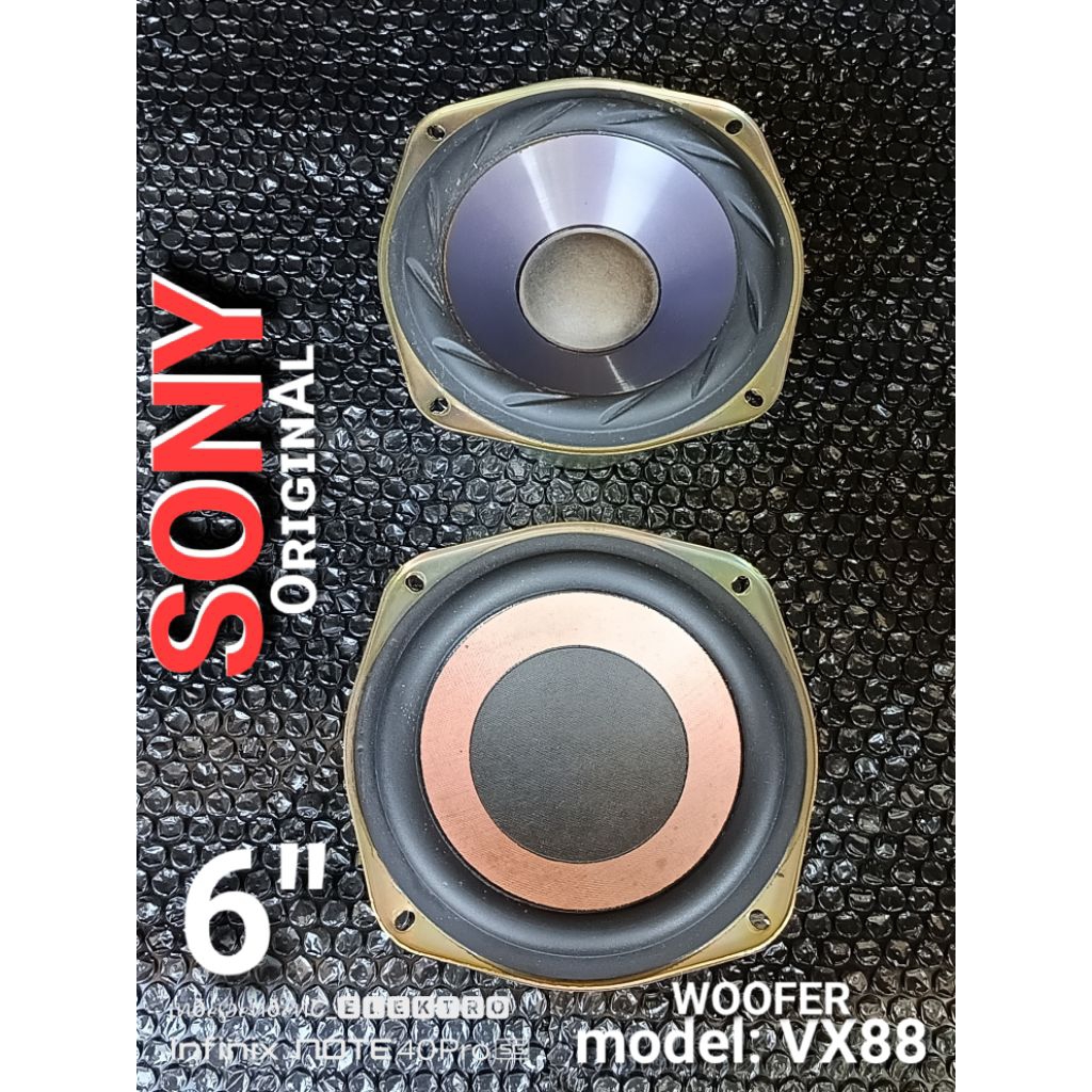 Speaker compo sony    speaker compo sony VX88   Speaker woofer sony 6in
