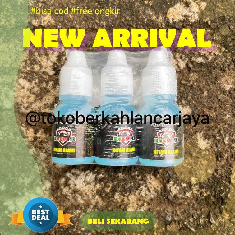 (OLES) BLACK SNIPER CAIRAN PENGHITAM BESI.LOGAM
