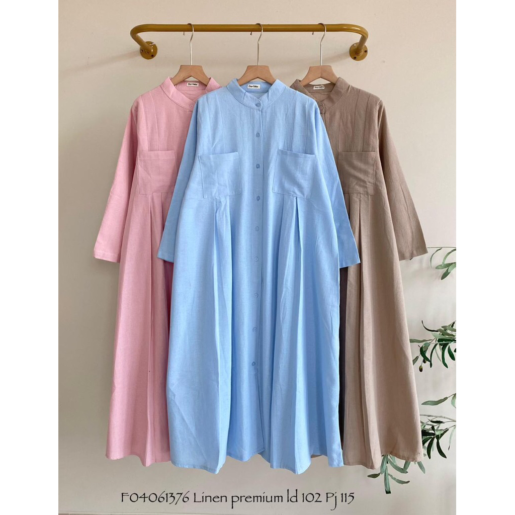 tunik linen premium