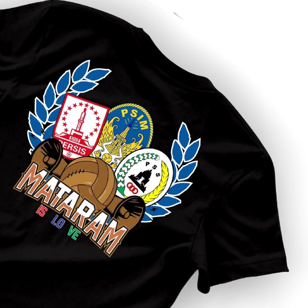 Kaos Perdamaian Mataram is love Persis Solo x PSS Sleman x PSIM Yogyakarta