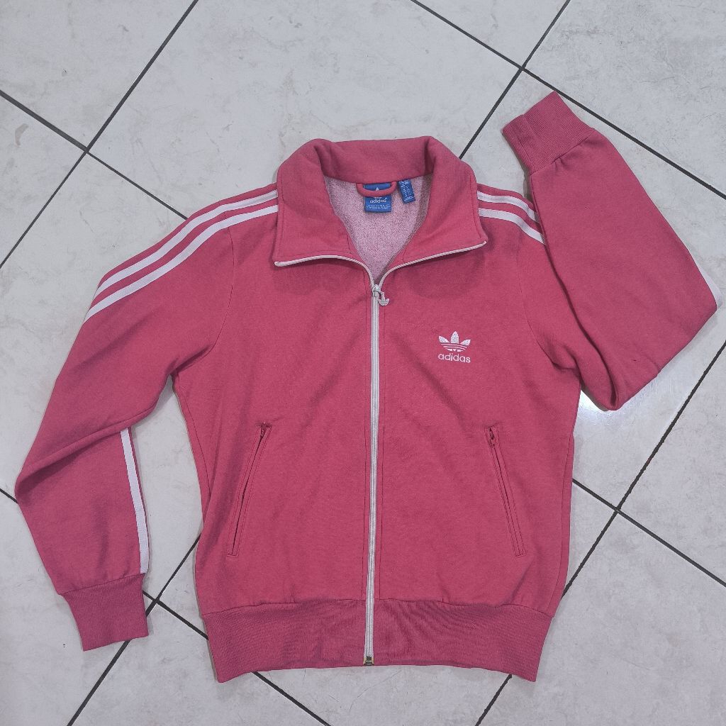 jaket adidas tracktop pink