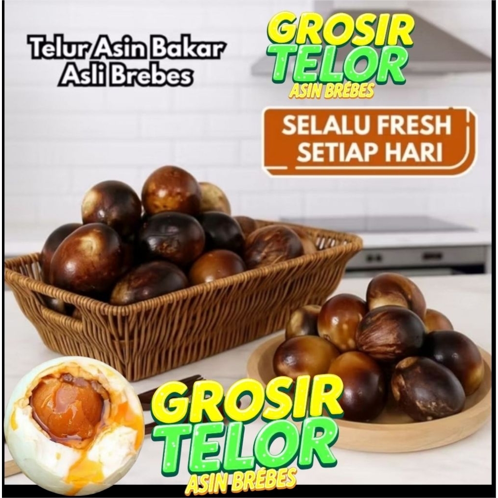Grosir Telor Asin Bakar Brebes Asli