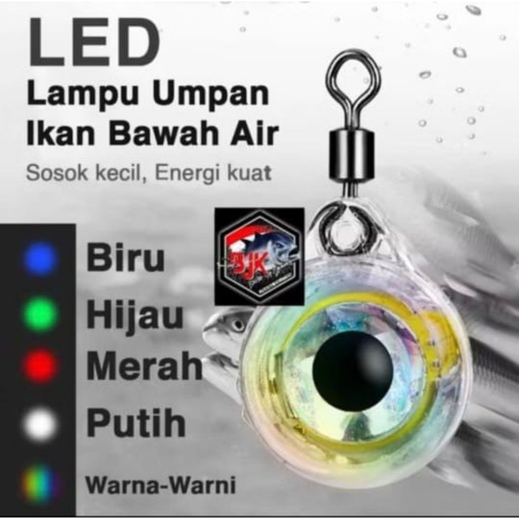 MATA IKAN MENYALA UNTUK JIGGING, ESCA EYE LED, UMPAN JIGGING MALAM BJK PROJECT