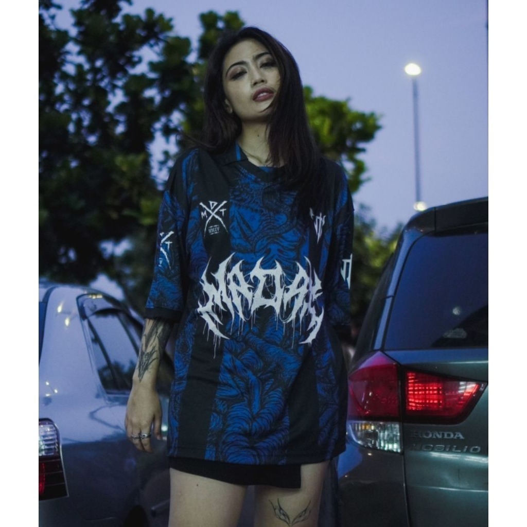 JERSEY MADAT APPAREL - ICON 999 BLUE (OVERSIZE) |  TSHIRT DISTRO | TSHIRT METAL ORIGINAL / T-SHIRT B