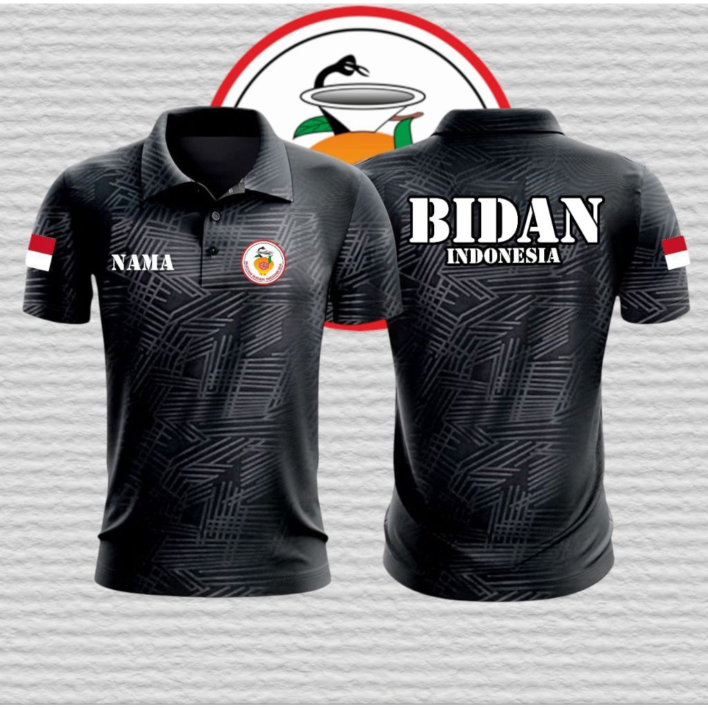 kaos wangki Bidan Indonesia tebaru