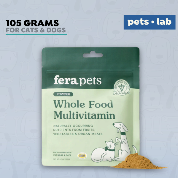 Fera Pets Organic Whole Food Multivitamin Topper Dog Cat Vitamin Lengkap Anjing Kucing Probiotic Pro