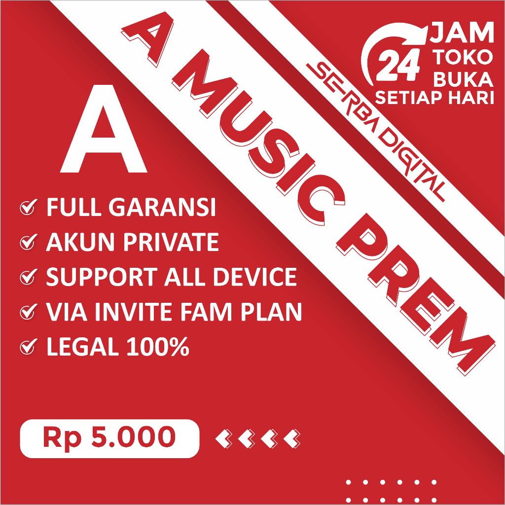 APPLE MUSIC PREMIUM 1 BULAN FULL